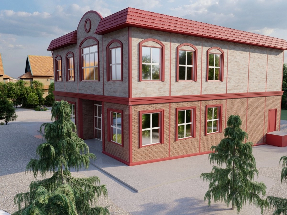 3D визуализация Магазин из сэндвич-панелей - фото 3