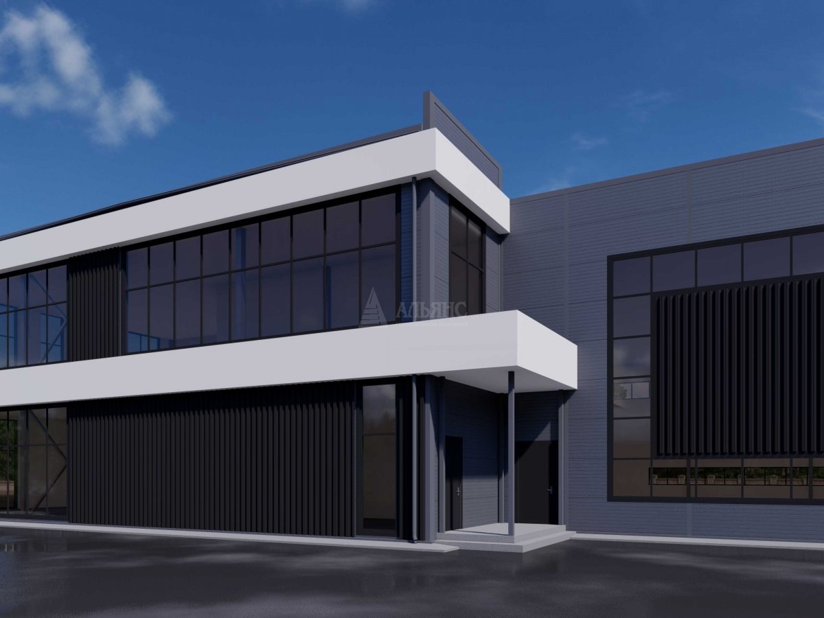 3D визуализация СТО из сэндвич панелей - фото 4