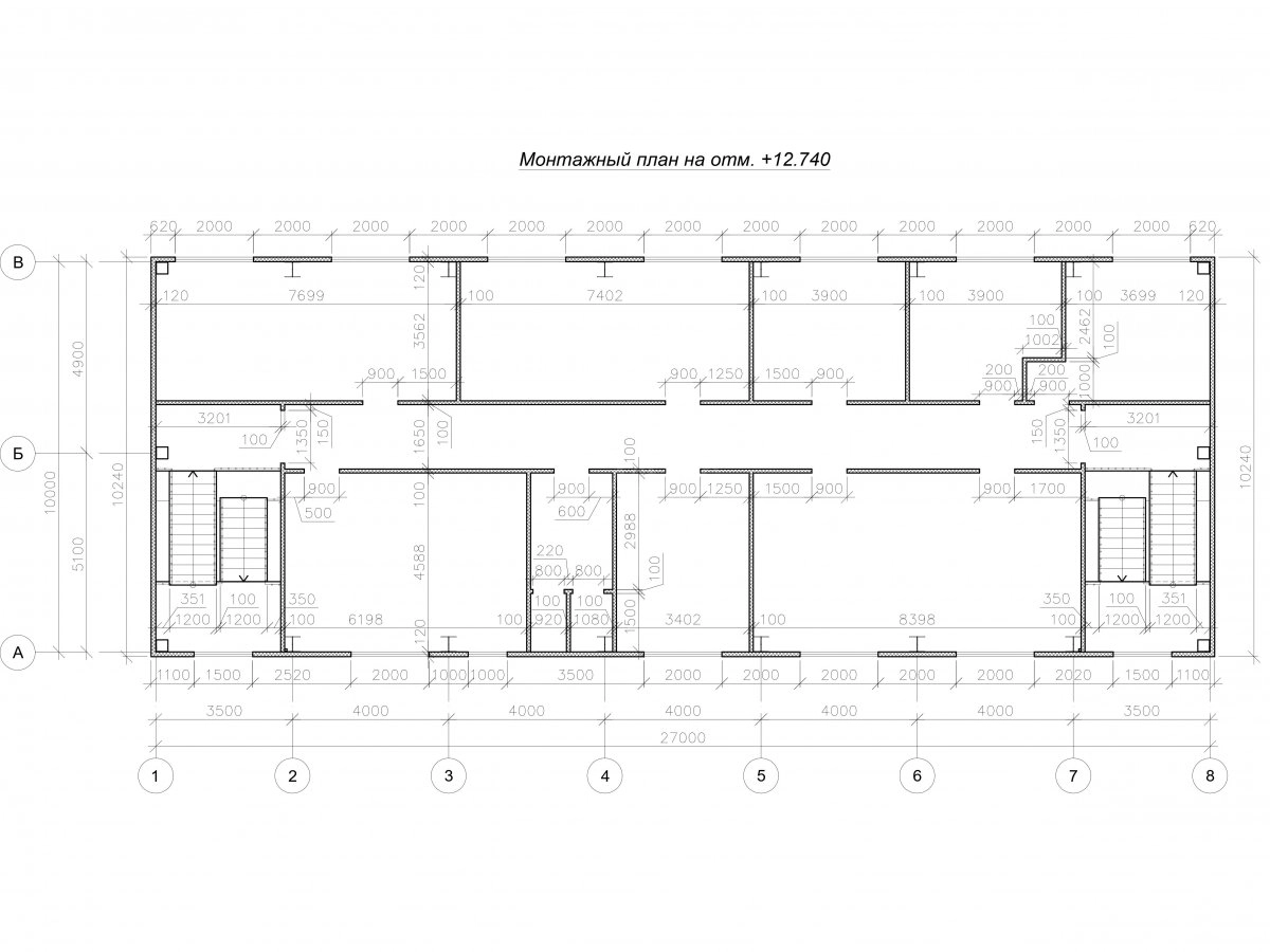 Планировка Административно-бытовой комплекс из сэндвич-панелей -  фото 9